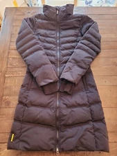 LOLE WOMENS DUCK DOWN WINTER LONG LENGTH PUFFER JACKET SIZE EXTRA SMALL