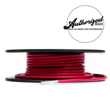 (50 Foot) George L's .155 Vintage Red Pedal Board Effects Bulk Solderless Cable 