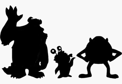 Sully Window Sticker MIKE, SULLY & BOO VINYL STICKER FOR CAR, WALL, WINDOW, CUTE MONSTER INC ...
