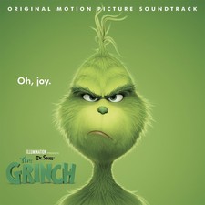 Dr. Seuss The Grinch Soundtrack LP Vinyl Clear Red White Swirl Tyler The Creator