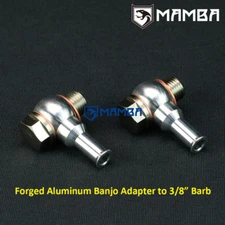 Turbo Water Banjo Bolt Pipe Kit M14x1.5 to 3/8" Barb GT25R GT28R GT30R GT35R