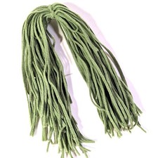 Wool Strips Rug Hooking SPRING GREEN 1319 18" long 4 Blade 50 ct. Dorr Mill
