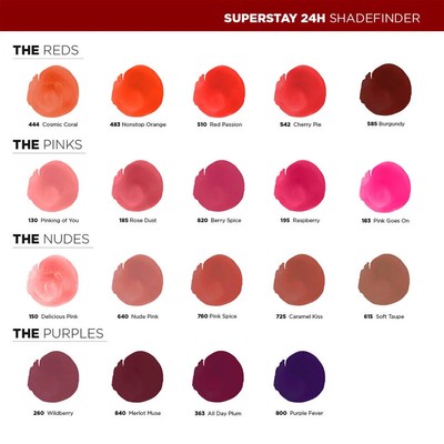 Maybelline Superstay Lippenstift - 9 ml - WÄHLEN SIE SCHATTEN AUS DROPDOWN-LISTE