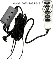 6 Button Power Recliner Hand Control Lift Chair Remote Handset HC 7051 SW3 REV B