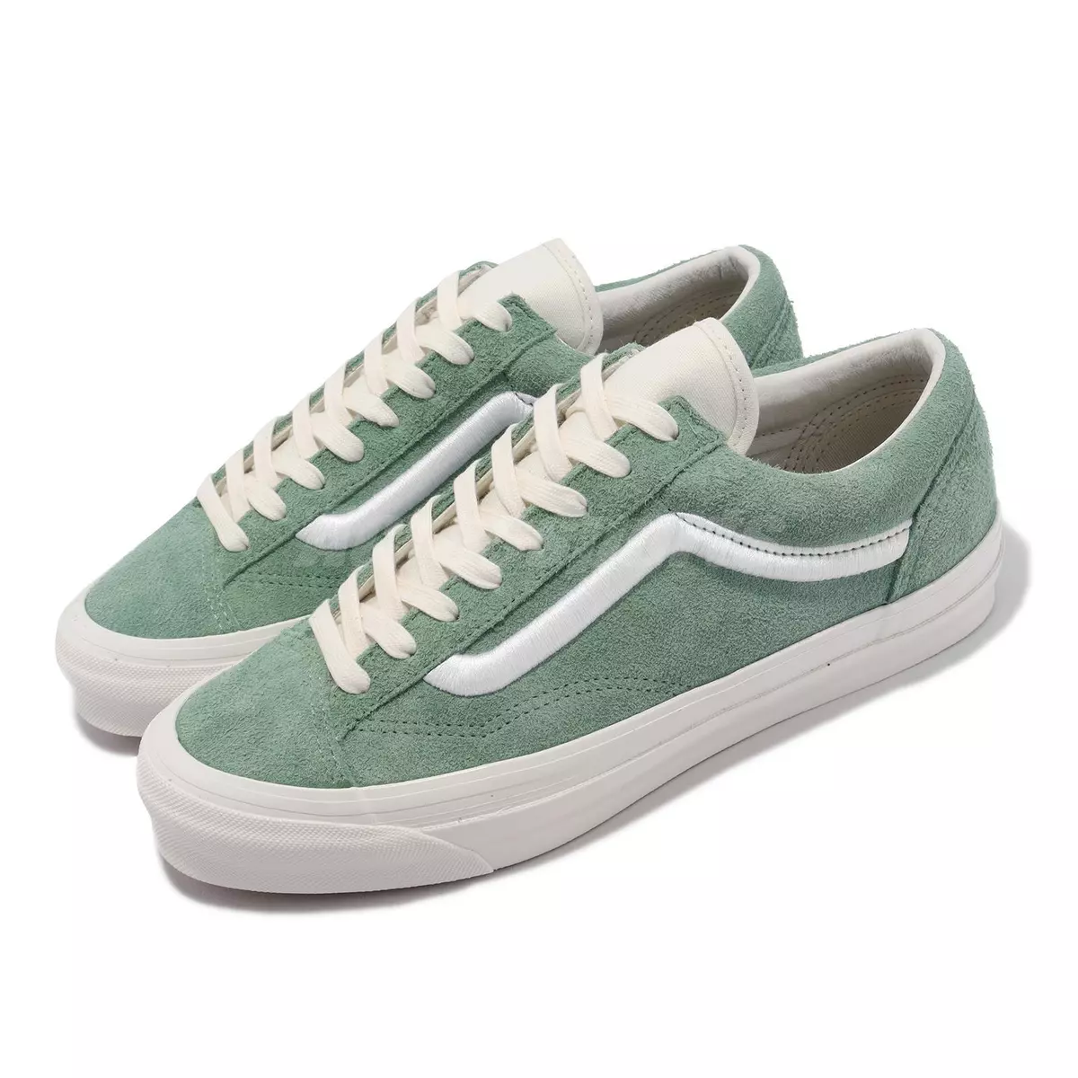 Vans Vault OG Style 36 Lx Suede Green White Men Unisex Casual Shoes VN0A4BVEY7V