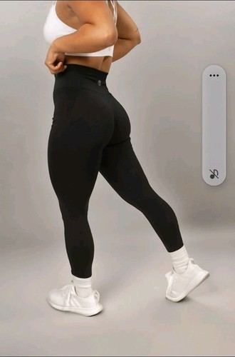 Til You Collapse Luxe Lift Leggings Womens Small Black Seamless High Waist NWT