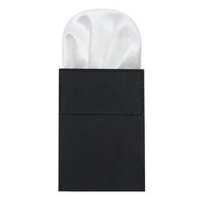 Pre-folded Pocket Squares for Men Handkerchief on Card for Suit Jacket Tuxedo