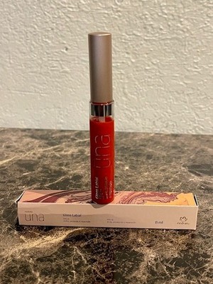 Natura - Una Gloss Lips FPS 15 Shine, Protection, and Repair 8mil Vermeloho 100