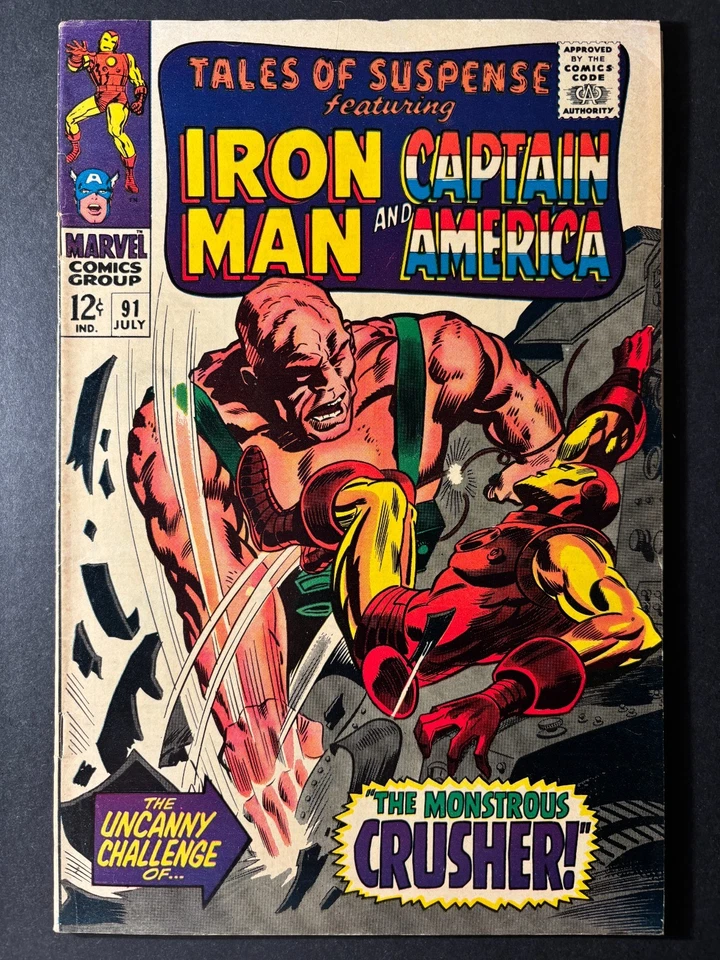 Tales of Suspense Vol. 1 #91: ¡El extraño desafío de la trituradora! Marvel, 1967 Foto 3 de 4