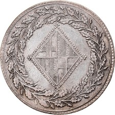 [#907264] Principality of Catalonia, José I Bonaparte, 5 Pesetas, 1811, Barcelon