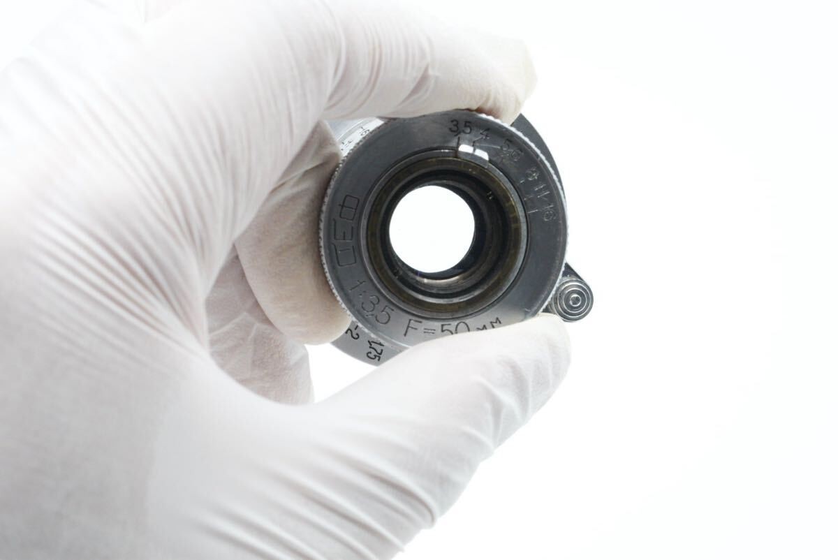 Industar-10 50mm f3.5 M39 L39 Leica L Mount Old Lens, Good
