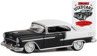 Greenlight 39120-C Chevrolet Bel Air Schwarz/Weiss 1955 - Busted Knuckle 1:64