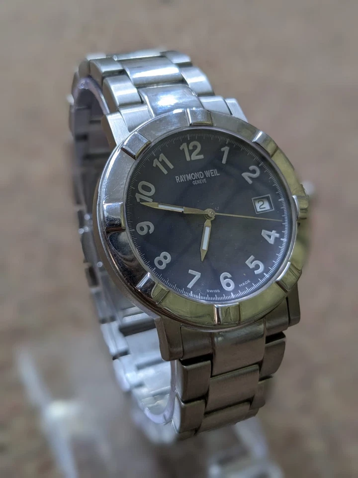 Raymond Weil Men's Blue Dial Quartz Steel Watch Swiss Made - Image 4 of 4
