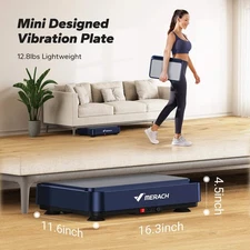 MERACH Vibration Plate Exercise Machine – Full Body Workout Platform for Lymphat
