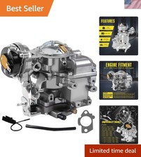 Performance-boosting Carter 1 Barrel Carburetor For 1965-1985 Ford Cars - Chrome Performance-boosting Carter 1 Barrel Carburetor For 1965-1985 Ford Cars - Chrome