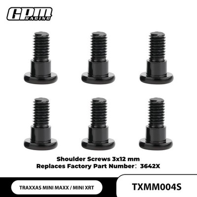 GPM 4140 Carbon Steel Shoulder Screws 3X12mm 3642X Mini Maxx Mini XRT Mini Slash