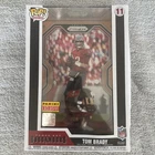 TOM BRADY FUNKO POP! VINYL FIGURE & TRADING CARD #11 PANINI EXCLUSIVE GOLD PRIZM
