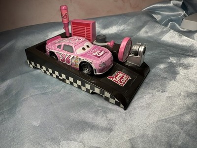 Disney Pixar Cars Pit Row Race Off Launcher Tank Coat #36 + Diecast Reb Meeker