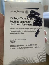 Pitney Bowes Genuine 620-9 Postage Tape Strips 66 Sheets