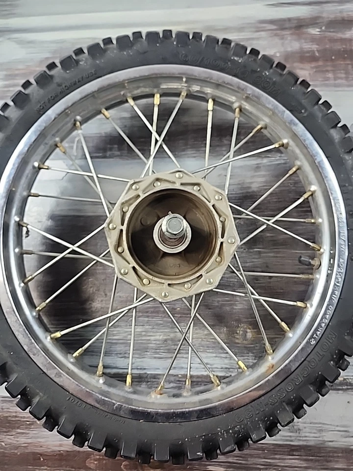 Neumático eje rueda delantera Kawasaki KX60 KX 60 1990-2003 41025-1082 41034-1168 Foto 2 de 4