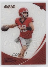 2023 Panini Chronicles Draft Picks Clear Vision Pink Stetson Bennett IV #15 0hk3