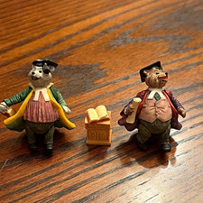 The Roosevelt Bears Resin Figurine Lot of 3, Multicolor Bear Animals, Box