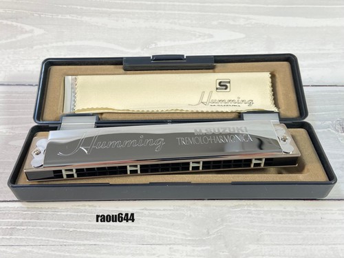 SUZUKI SU-21 HUMMING Am Key 21 holes Tremolo Harmonica from Japan - Picture 10 of 24