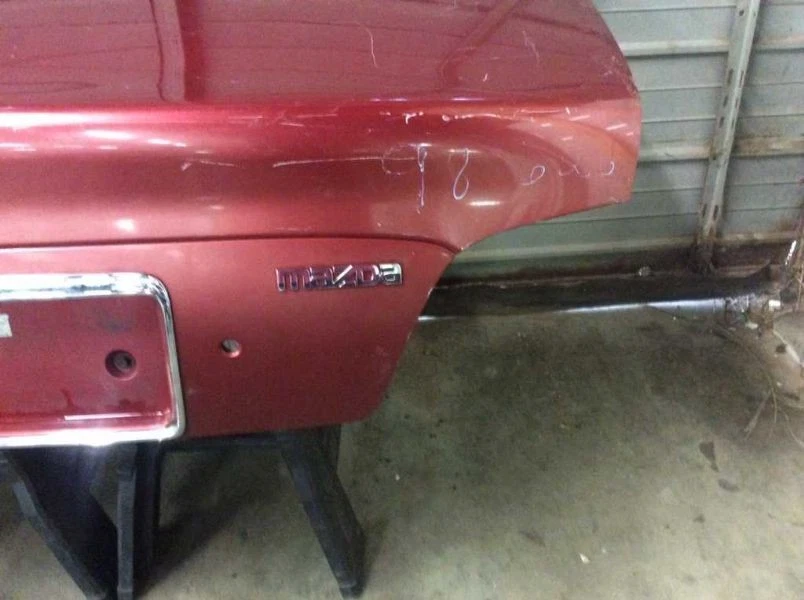 TRUNK TAILGATE LID RED FITS 98 99 00 01 02 MAZDA 626 Foto 4 de 4