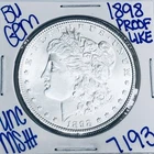 1898 BU UNCIRCULATED MORGAN SILVER DOLLAR AUTHENTIC U.S. MINT FREE SHIPPING 7193