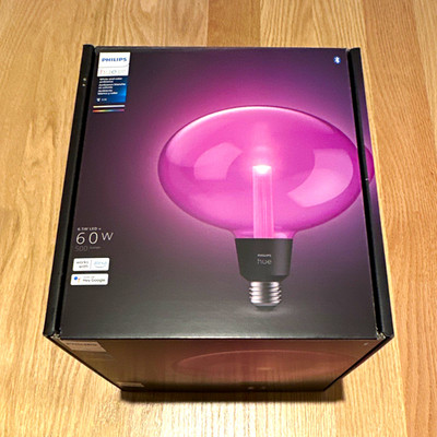 Philips Hue White & Color Ambiance G25 Globe Smart LED Bulb 6.5W 500lm