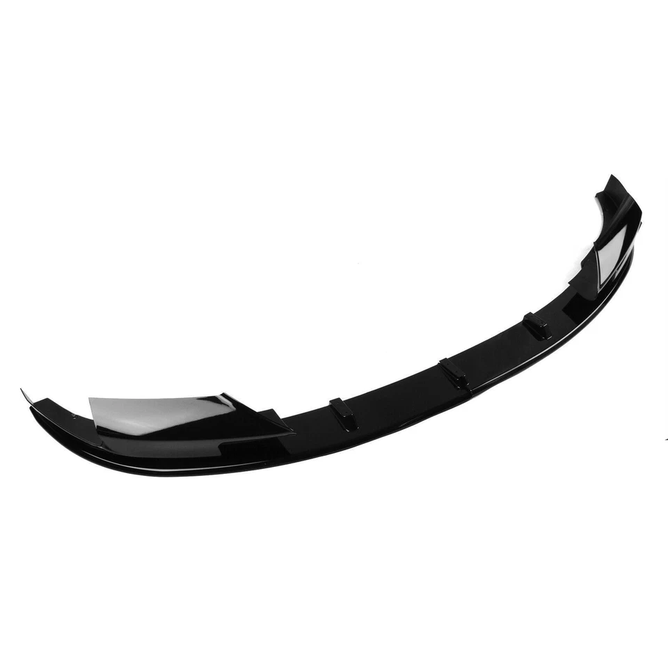 For BMW F10 M5 2012-2016 Glossy Black MP Style Front Bumper Lip Spoiler Splitter Foto 4 de 4