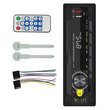 Single Din Bluetooth Car Stereo FM Radio USB AUX MP3 Player Component System