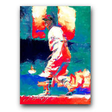 Lefty Grove #11 Art Card Limited 6/50 Edward Vela Signed (Boston Red Sox)