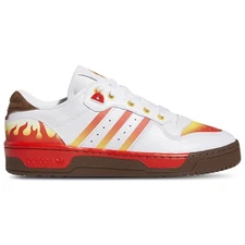 adidas Rivalry Low Demon Slayer JI3310 White Red Crew Yellow Flame Size 8-13 New