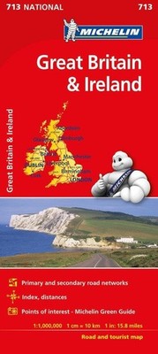 Great Britain & Ireland 2023 - Michelin National Map 713 - 9782067170278 NEW!!