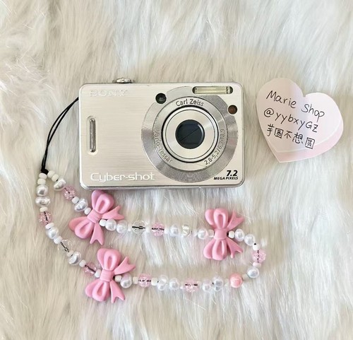 Sony Cyber-shot DSC-W55 7.2MP 3x Optical Zoom Digital Camera Silver English