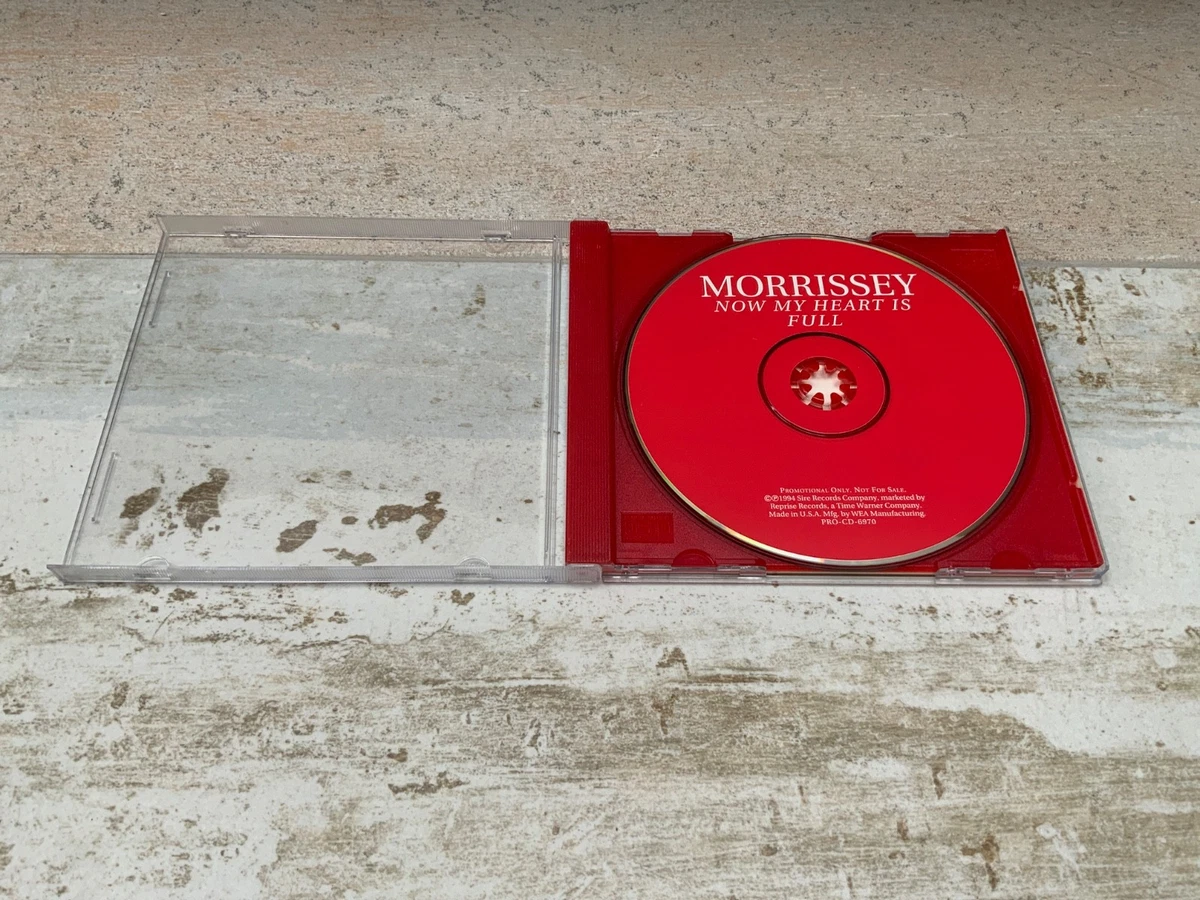 Morrissey - Now My Heart Is Full rare USA PROMO CD Single 1990 NM /NM The Smiths
