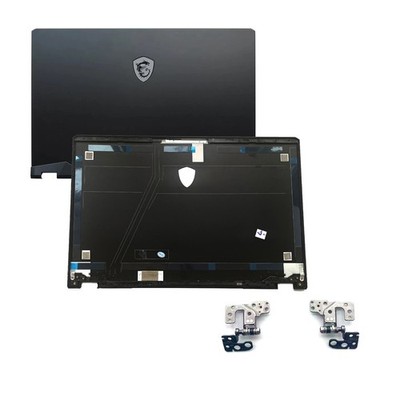 For MSI GE66 Vector GP66 MS-1541 MS-1542 1543 Top Back Cover+Hinges Black