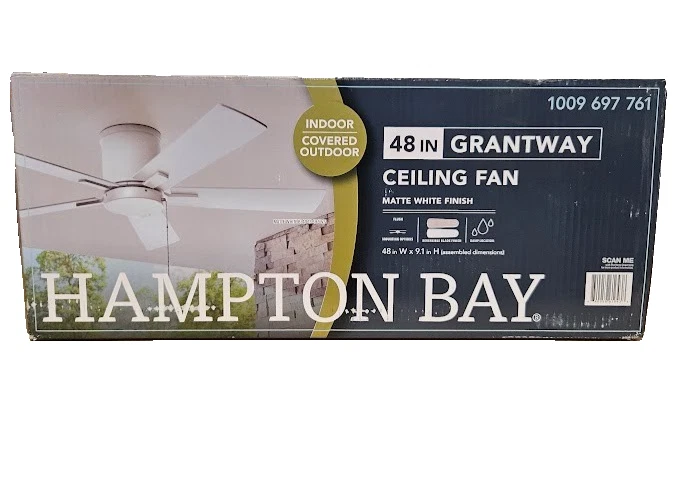 Hampton Bay LED 48 in Fan Width Ceiling Fans for sale | eBay