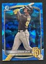 2025 Bowman Chrome Sapphire Ethan Salas San Diego Padres Prospect Rookie BCP-169