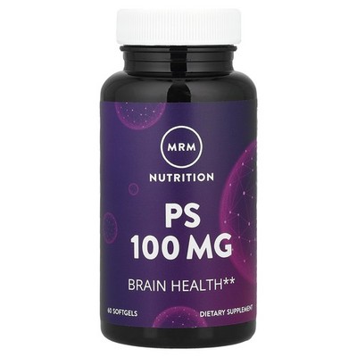 MRM PS Phosphatidylserine 100 mg 60 Softgels GMP Quality Assured