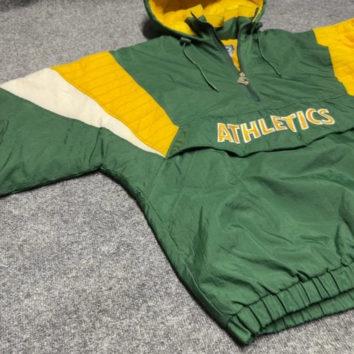 Vintage Starter Oakland A's Athletics Elephant Anorak Puffer Jacket Men Large image 3