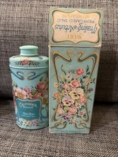 Vtg Avon Trailing Arbutus Perfumed Talc 1977 Anniversary Keepsake 3.75oz Tin Box