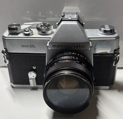 Mamiya Sekor 1000 DTL 35mm SLR Film Camera w/ Mamiya Lens Tested