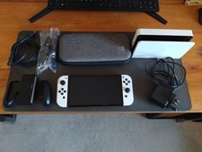 Nintendo Switch OLED White Complete Boxed All Original Accessories Fully Working