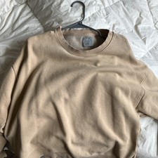 Crewneck Sweatshirt tan Medium
