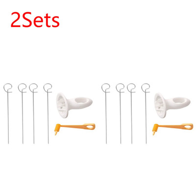 1Set Stainless Steel Plastic Rotate Potato Slicer Twisted Potato Spiral Slice Cu