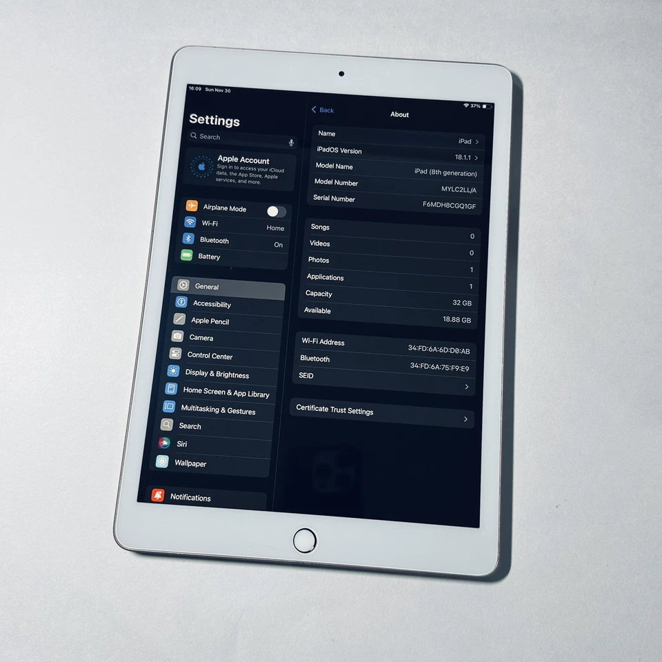 iPad 8th Gold 32GB HT406 - Image 4 of 4