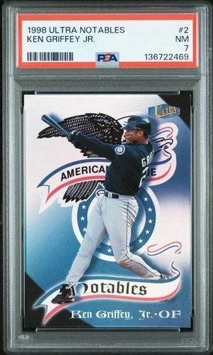 Ken Griffey Jr. baseball card PSA 7 Near Mint  1998 Ultra Notables Mariners HOF