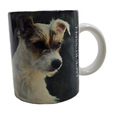 Vintage Jack Russell Coffee Tea Mug Barbara Augello 1994 Xpress Corp